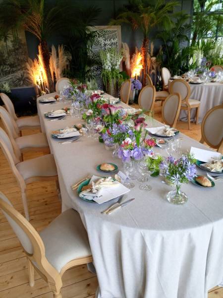 Centres de Table pour Réceptions à Paris 16e Arrondissement avec Fleurs d'Auteuil
