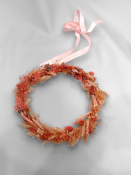 Couronnes Murales en Fleurs Séchées par Fleurs d'Auteuil : Livraison à Levallois-Perret