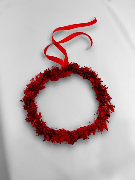 Couronnes Murales en Fleurs Séchées par Fleurs d'Auteuil : Livraison dans le 1er Arrondissement de Paris